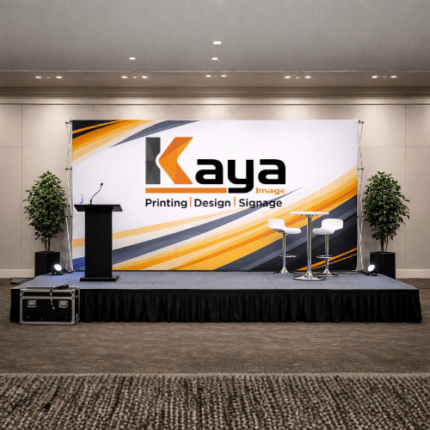 Wallbanner Straight Fabric – Entrance Statement Branding