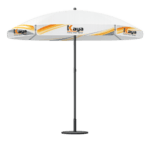 Aluminium Parasol – Branded Durable Outdoor Shade