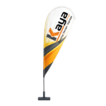 Harp Banner – Long Lasting Curved Fabric Display
