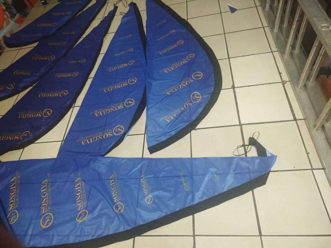 Printing company portfolio Johannesburg of sharkfin banners