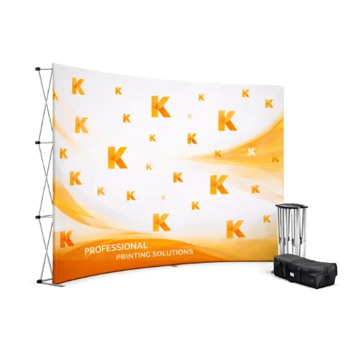 Curved Wall Banner – Bold Branding for Events