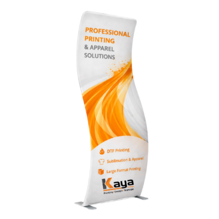 S Banner – Sleek, Curved Branding That Captures Attention