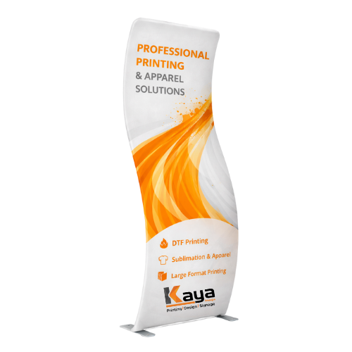 S Banner – Sleek, Curved Branding That Captures Attention