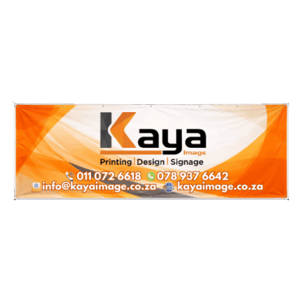 PVC banner printing with full-color graphics for outdoor and indoor advertising, events, and promotions